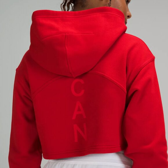 Lululemon Team Canada All Yours Cropped Hoodie COC Logo - Picture 2 of 11